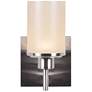 Perch 9 1/4" High Brushed Steel LED Wall Sconce