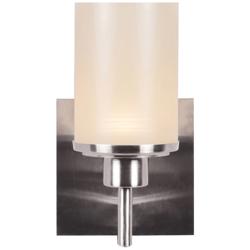 Perch 9 1/4&quot; High Brushed Steel LED Wall Sconce