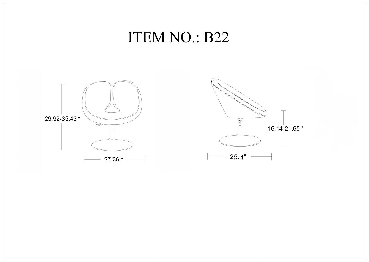 Image 3 Perch Adjustable Chair in Red and Polished Chrome more views