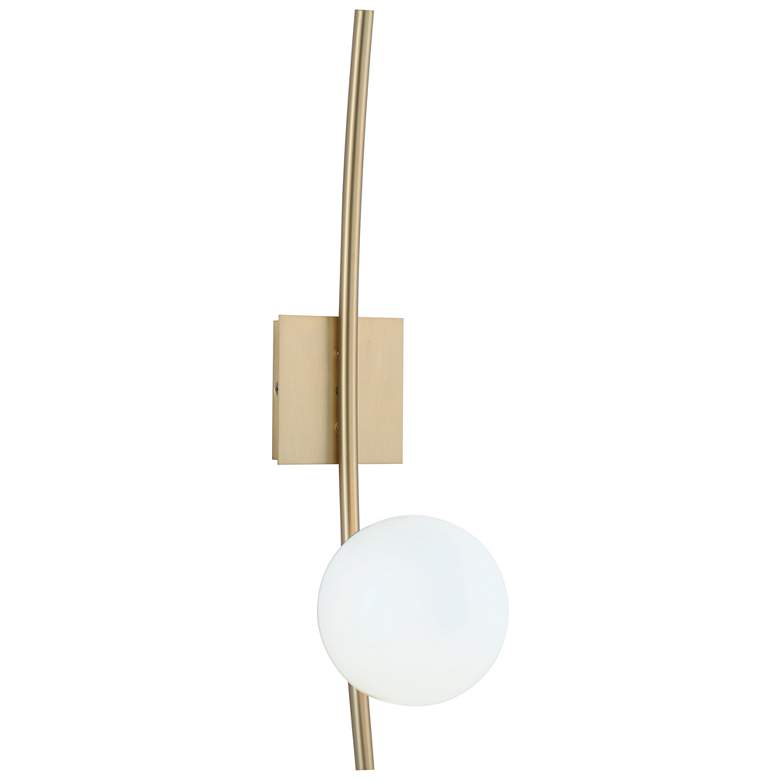 Image 1 Perch Indoor Wall Sconce - Satin Brass