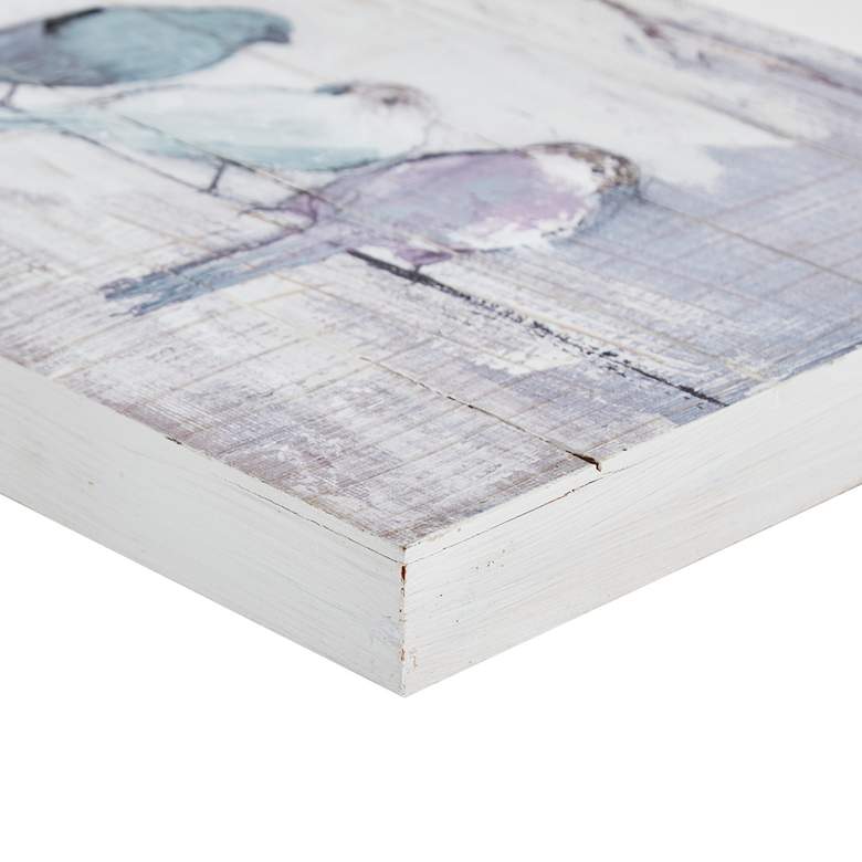 Image 4 Perched Birds 30" Wide Wood Wall Art more views
