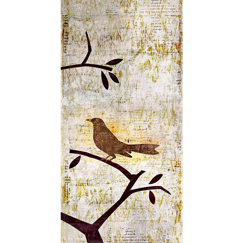 Image 1 Perched Trio Three Giclee 36 inch High Canvas Wall Art