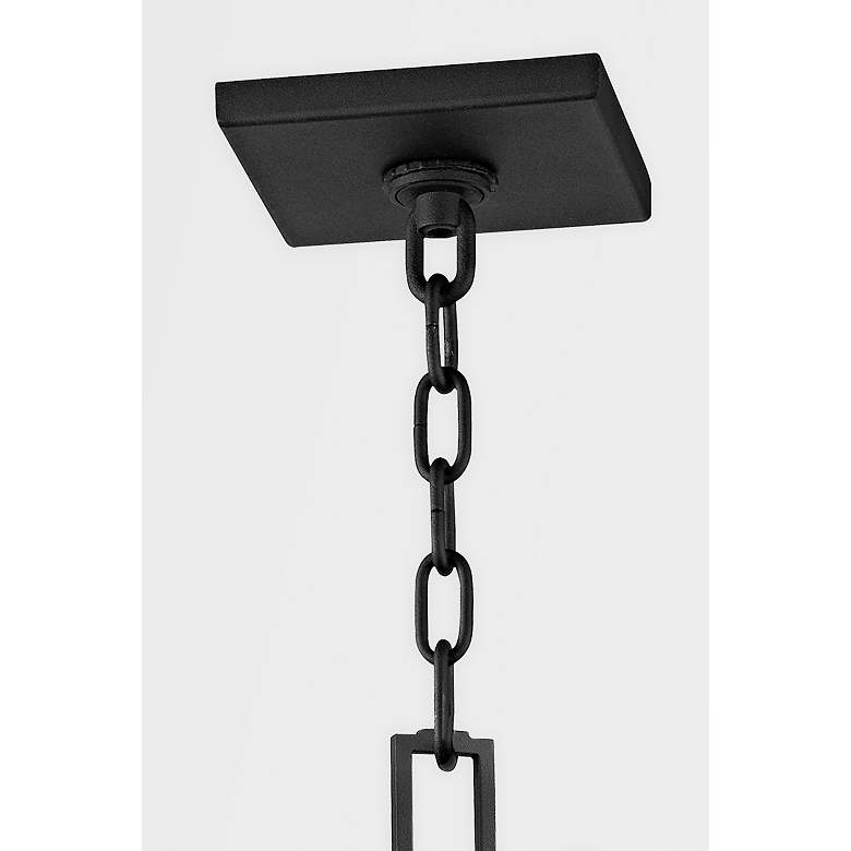 Image 5 Percy 20 1/4" High Textured Black Outdoor Hanging Light more views
