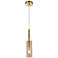 Percy 3" Wide Aged Brass Finish Pendant