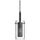 Percy 5.5" Wide Matte Black Pendant