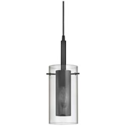 Percy 5.5" Wide Matte Black Pendant