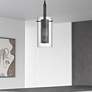 1_Percy 5.5" Wide Matte Black Pendant