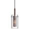 Percy 5.5" Wide Oil Brushed Bronze Pendant