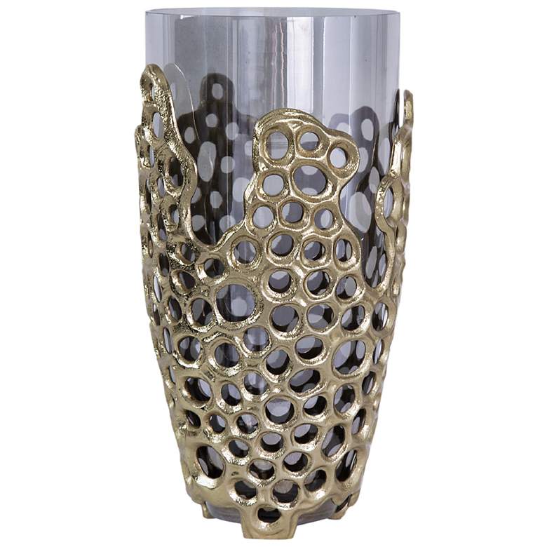 Image 3 Percy Black & Gold Vase more views