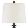 2_Percy Bronze Metal Table Lamps With 7" Round Risers more views