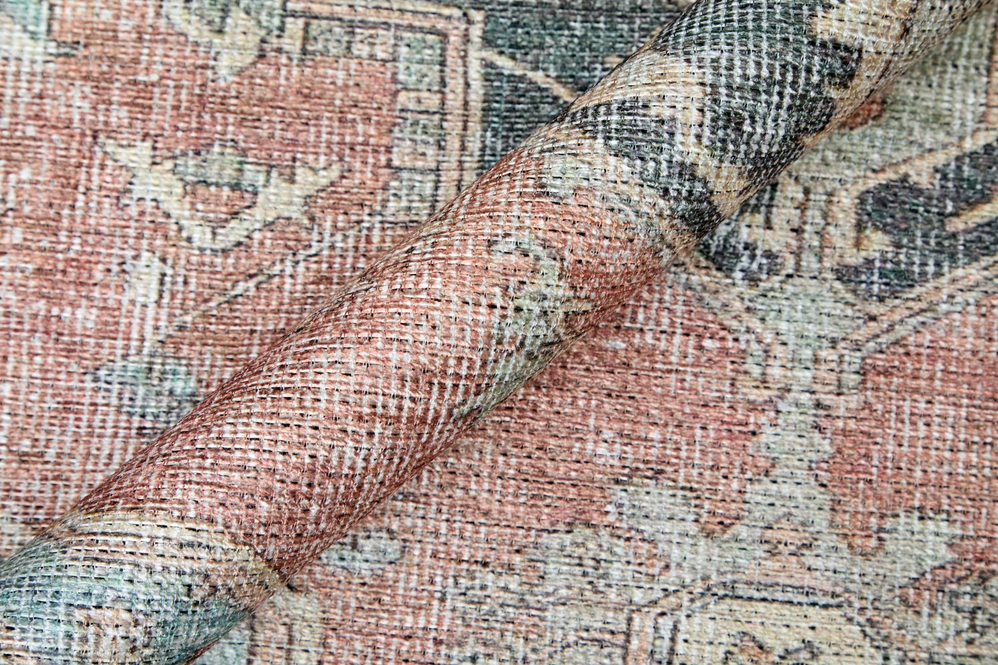 Image 6 Percy Medallion Indoor Orange Area Rug 39ALF 5'-3" x 7'-6" more views