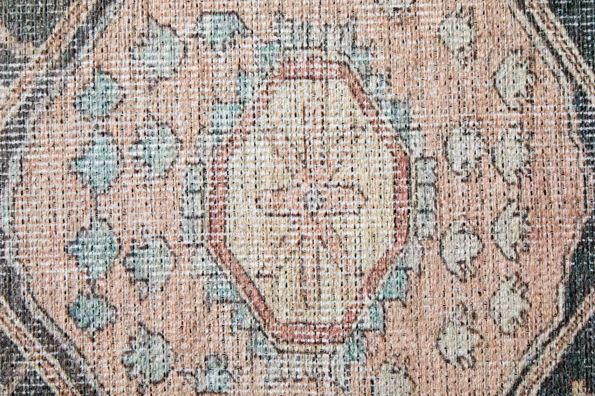 Image 7 Percy Medallion Indoor Orange Area Rug 39ALF 5'-3" x 7'-6" more views