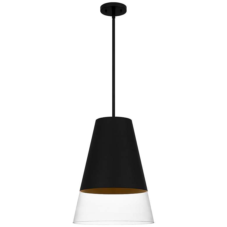 Image 1 Peregrine 1-Light Brushed Black Mini Pendant