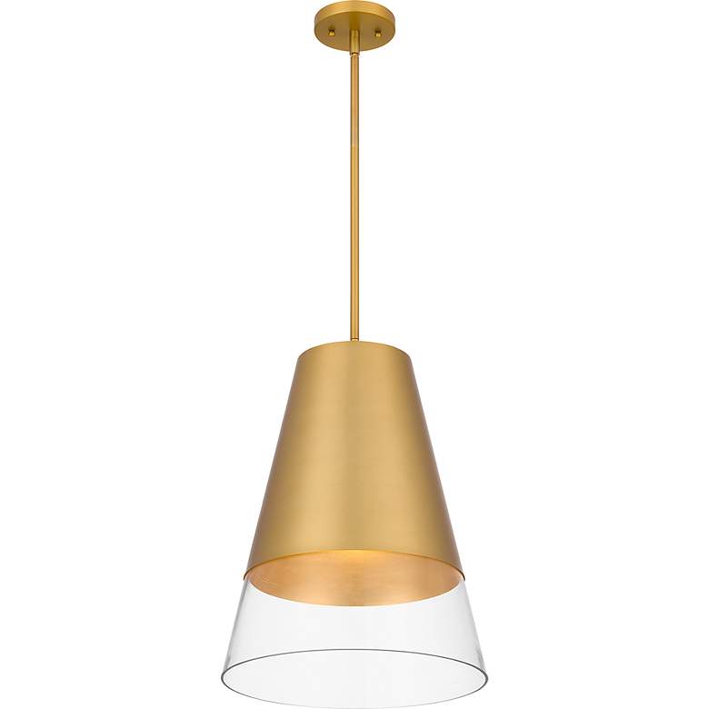 Image 6 Peregrine 1-Light Brushed Gold Mini Pendant more views
