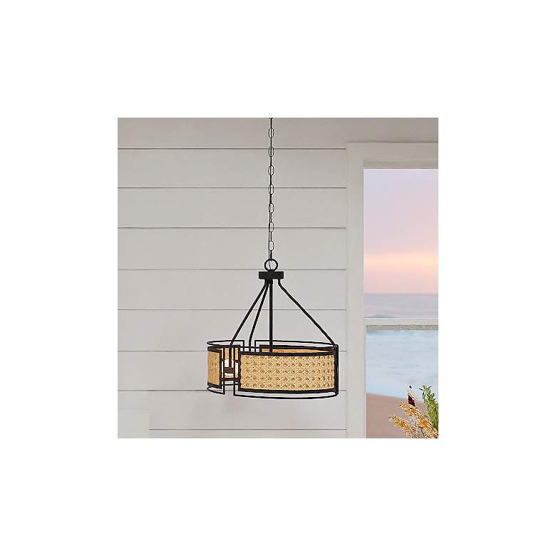 Image 2 Peregrine 3-Light Matte Black Pendant