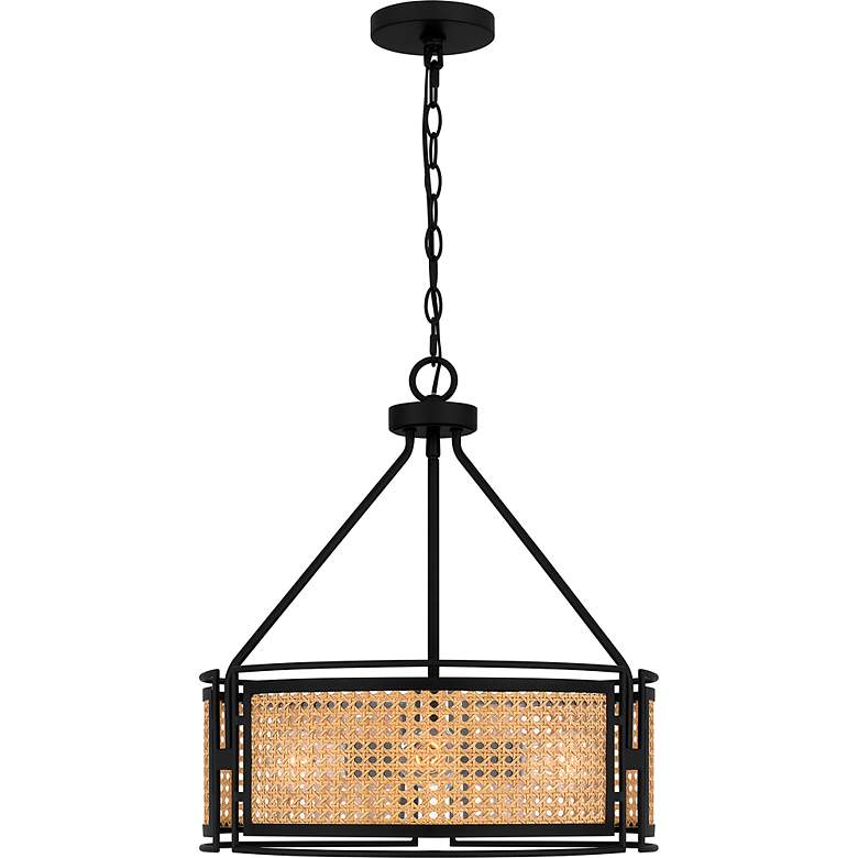 Image 6 Peregrine 3-Light Matte Black Pendant more views