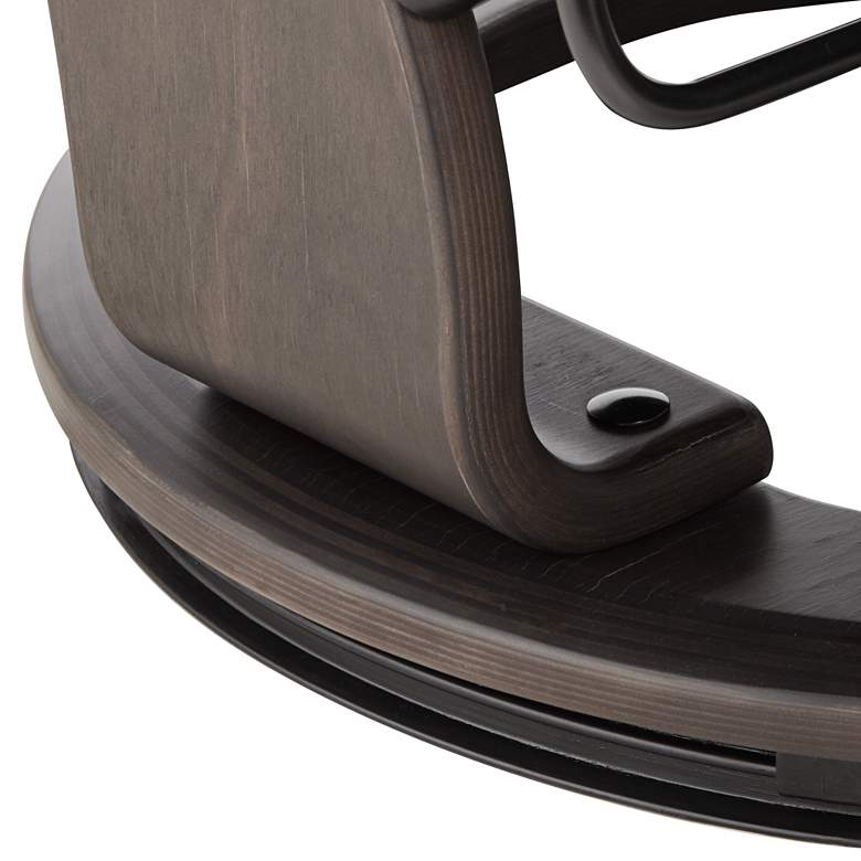 Image 7 Peregrine Charcoal Faux Leather Flip Up Swivel Recliner more views