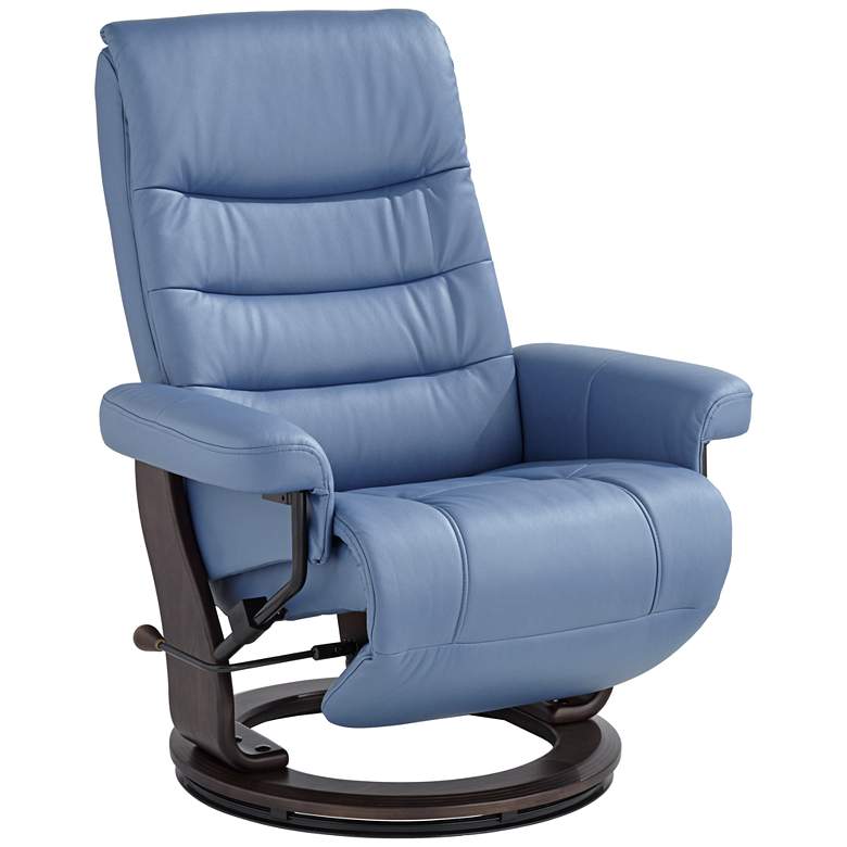 Image 2 Peregrine Ocean Faux Leather Adjustable Swivel Recliner