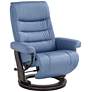 2_Peregrine Ocean Faux Leather Adjustable Swivel Recliner
