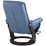 Peregrine Ocean Faux Leather Adjustable Swivel Recliner