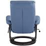 Peregrine Ocean Faux Leather Adjustable Swivel Recliner