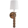 1_Perennial 19" High Natural Birch Wood Wall Sconce