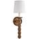 Perennial 19" High Natural Birch Wood Wall Sconce