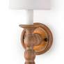 4_Perennial 19" High Natural Birch Wood Wall Sconce more views