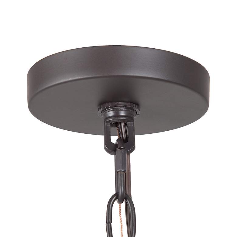 Image 4 Peresalem 22 1/2" Wide Oil-Rubbed Bronze 6-Light Chandelier more views