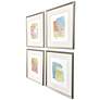 2_Perfect Day 19"W x 21"H Contemporary Framed Art Set of 4 more views