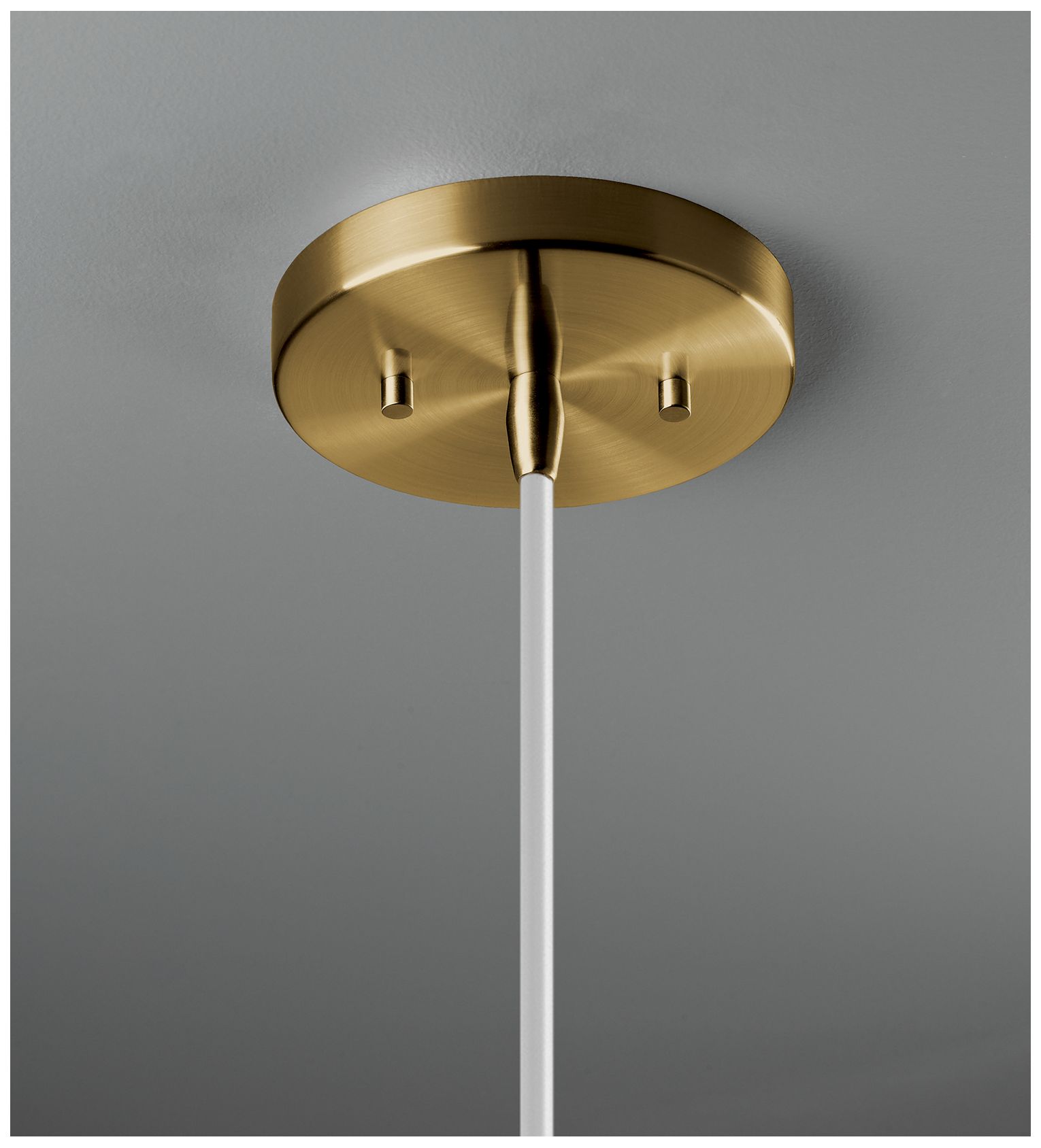 Image 3 Perforated Globe 12.25"W Muted Yellow, Chrome LED Pendant - Rigid Stem more views