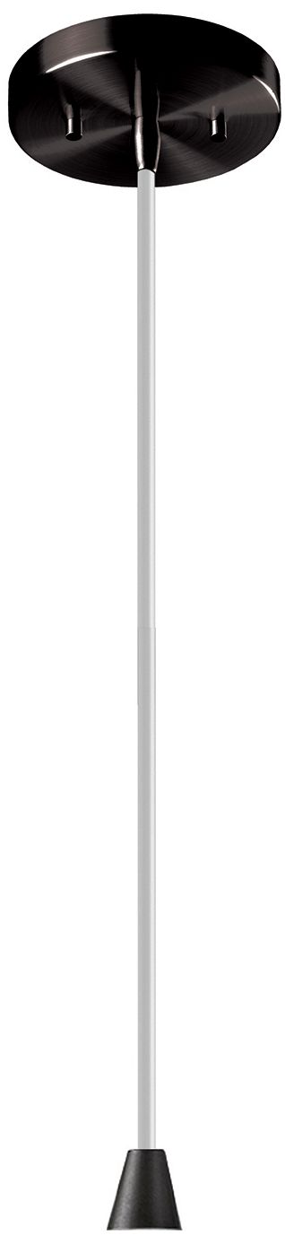 Image 2 Perforated Globe 7"W Reflecting Pool, Nickel LED Pendant - Beige Twist Cord more views