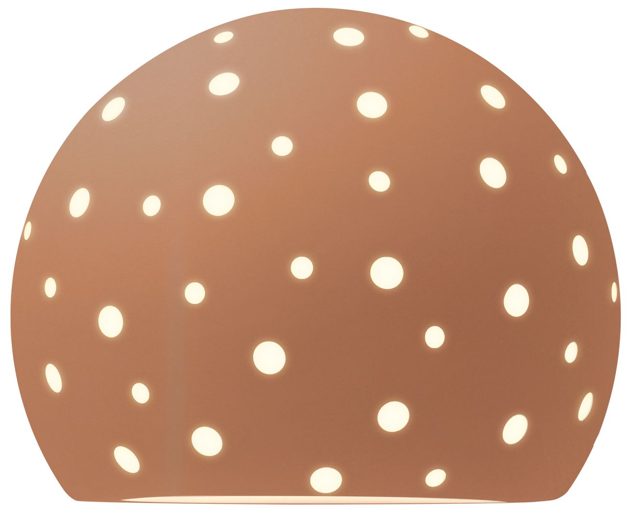 Perforated Globe 8" High Adobe Wall Scon