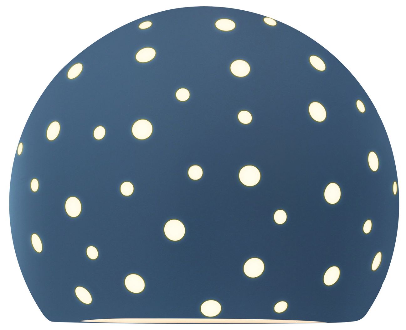 Perforated Globe 8" High Midnight Sky Wa