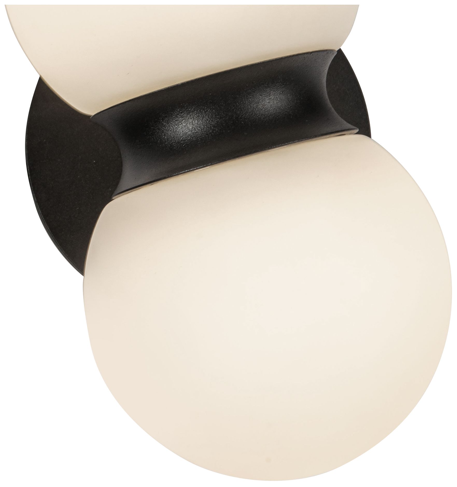 Image 5 Peri 9-in 1 Light Black/Opal Glass Integrated LED Outdoor Wall 11W Kuzco more views