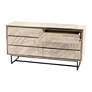3_Peridot 61" Wide Natural Acacia Wood 6-Drawer Dresser more views