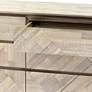 6_Peridot 61" Wide Natural Acacia Wood 6-Drawer Dresser more views