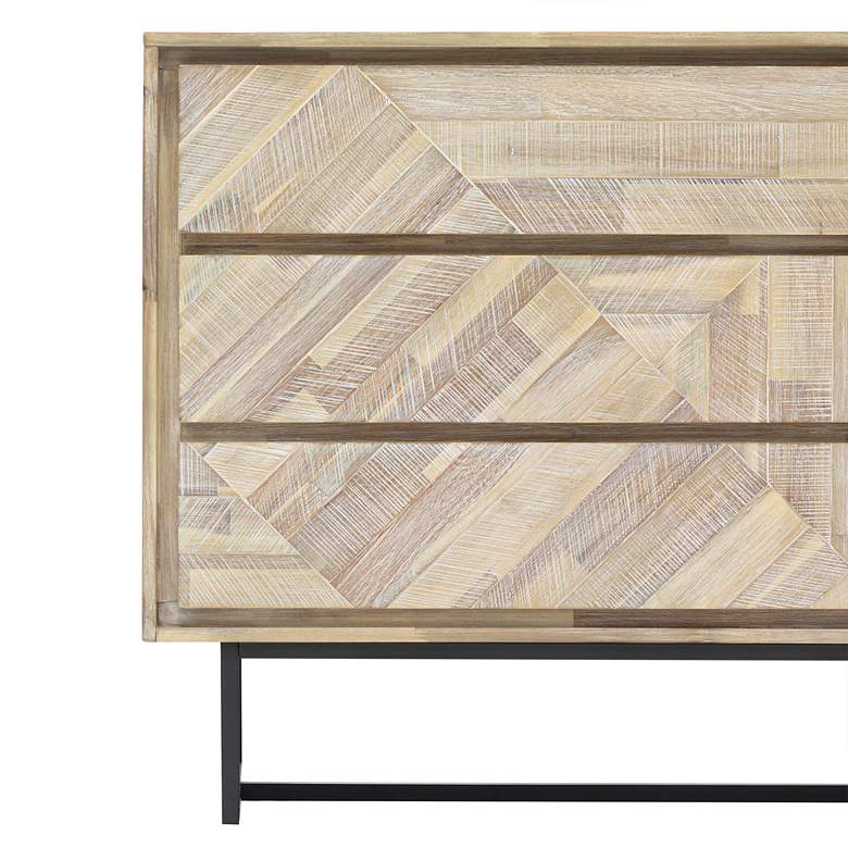 Image 5 Peridot Dresser with 6 Drawers in Natural Acacia Wood more views
