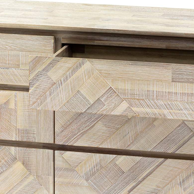 Image 6 Peridot Dresser with 6 Drawers in Natural Acacia Wood more views