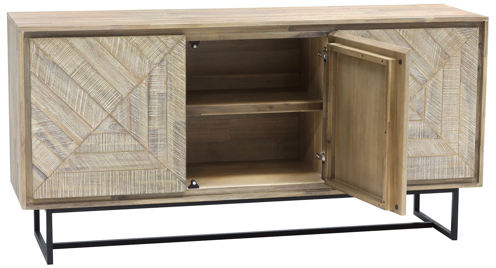 Image 4 Peridot Sideboard Buffet in Natural Acacia Wood more views