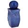 Periwinkle 29 1/4" High Blue Ceramic LED Outdoor Floor Fountain