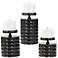 Pernille Modern Metal Candle Holders - Set of 3 