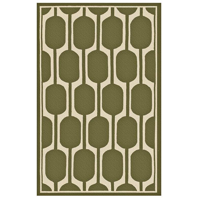 Image 1 Perpetua Green Indoor Outdoor Rug