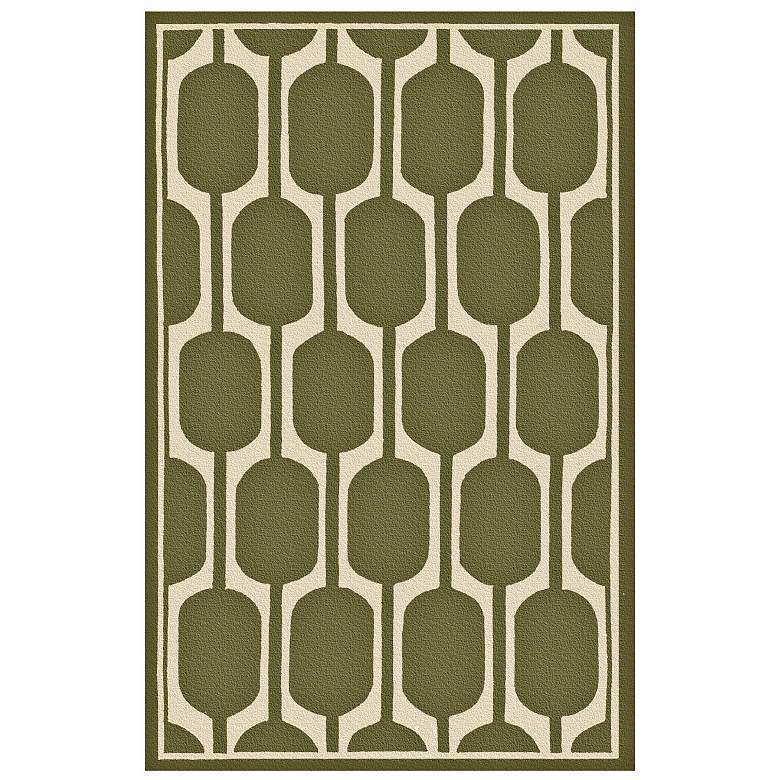 Image 1 Perpetua Green Indoor Outdoor Rug