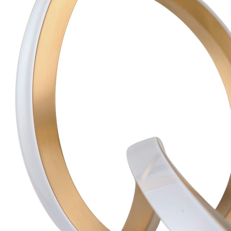 Image 3 Perpetual LED Pendant in Brushed Champagne more views