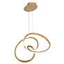 5_Perpetual LED Pendant in Brushed Champagne more views