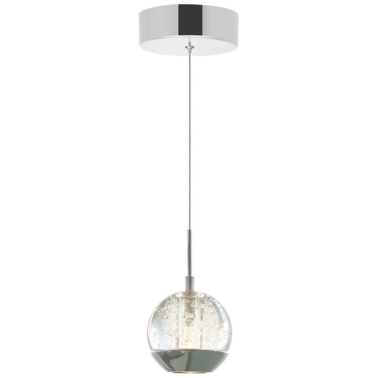 Image 1 Perrier 1 Light Down Mini Pendant With Chrome Finish