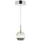 Perrier 1 Light Down Mini Pendant With Chrome Finish