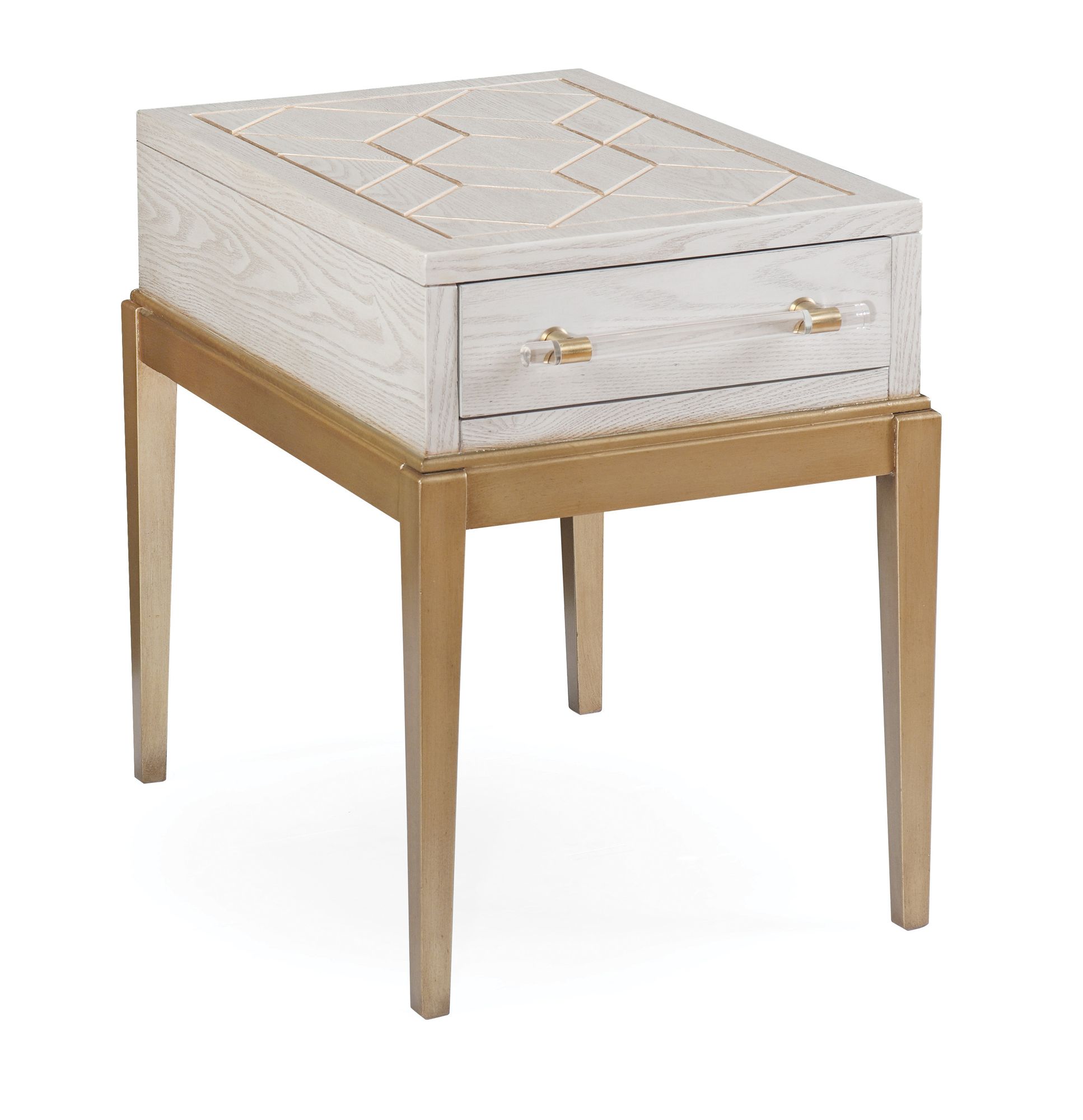 Image 2 Perrine 23" Soft White Wooden Accent Table more views