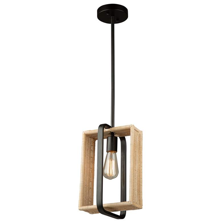 Image 1 Perris 1 Light Pendant Black